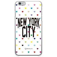 Second Skin NYC Multi Heart Dot White (Clear) Design by Moisture/for iPhone 6s Plus/Apple 3AP6SL-PCCL-277-Y278