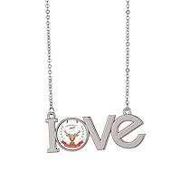 mas Deer Festival Pattern Love Necklace Pendant Charm Jewelry