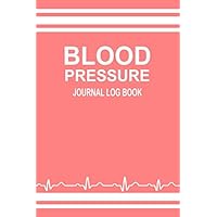 Blood Pressure Journal Log Book: Track and Record Your Daily Blood Pressure and Heart Rate Readings | Pink Cover Design
