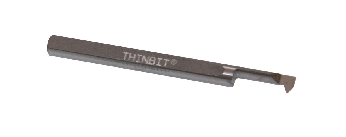 THINBIT TT20BL1E TiAlN Coated Solid Carbide Threading Tool, Greater Than 56 Threads per inch, 0.125" Minimum bore, 0.312" Reach, Standard E...