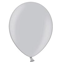 Pack of 30 Party Latex Balloons Decorations - Silver
