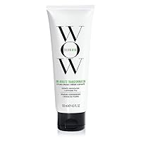 COLOR WOW One Minute Transformation – Instant frizz fix; Nourishing styling cream smooths, tames + defrizzes on the spot; Avocado oil + Omega 3’s hydrate, repair for silkier, smoother texture