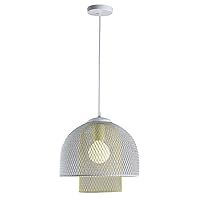 Creative Personality Grid Geometric Design Pendant Light Iron Metal Industrial Modern Chandelier Adjustable Ceiling Hanging lamp fixtures for Kitchen Island Living Room bar Counter