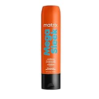 Mega Sleek Conditioner | Anti-Frizz & Smoothing | With Shea Butter | For Frizz-Prone Hair | For Dry, Damaged Hair | Salon Conditioner | Packaging May Vary | Vegan
