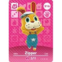 Zipper - Nintendo Animal Crossing Happy Home Designer Series 4 Amiibo Card - 316