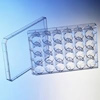 662950 Polystyrene CELLCOAT Microplate with Lid, Coated with Collagen Type I, Flat Bottom, Chimney Style, 24 Well (Pack of 50)