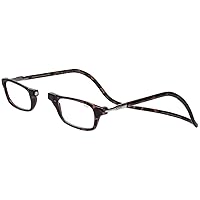 Clic Magnetic Reading Glasses, Computer Readers, Replaceable Lens, Adjustable Temples, Original (Small-Medium Size)