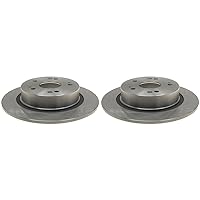 ACDelco Silver 18A2546A Rear Disc Brake Rotor (Pack of 2)