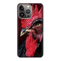 jjphonecase R3797 Chicken Rooster Case Cover for iPhone 14 Pro