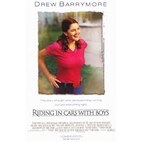 RIDING IN CARS WITH BOYS MOVIE POSTER 1 Sided ORIGINAL 27x40 DREW BARRYMORE