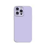 TOTU for iPhone 15 Pro Max Case Silicone Full Package Solid Lilac Purple, [Shockproof][Liquid Silicone][360° Protective Soft Case] 15 Pro Max Phone Case 6.7 Inch 2023, Lilac Purple