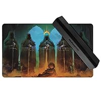 Amon Sûl (Stitched) and MatShield Bundle - MTG Playmat by Anato Finnstark, LOTR - Compatible for Magic The Gathering Playmat-Play MTG,TCG - Original Play Mat Art Designs & Accessories