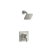 Kohler TS28128-4G-BN Venza Rite-Temp Shower Faucet Trim Set with 1.75 gpm showerhead, Vibrant Brushed Nickel