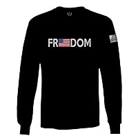Freedom Grunt Proud American Flag Military Armour US USA Long Sleeve Men's
