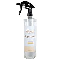 Too Naked Super Clean, Removes Wax Residue From All Surfaces, No-Rinse formula with Sprayer size 33.8 Ounces