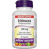 Webber Naturals Echinacea Herb Full Spectrum Herb 500 mg, 60caps