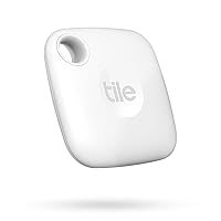 Mate 1-Pack, White. Bluetooth Tracker, Keys Finder and Item Locator; Up to 250 ft. Range. Up to 3 Year Battery. Water-Resistant. Phone Finder. iOS and Android Compatible.