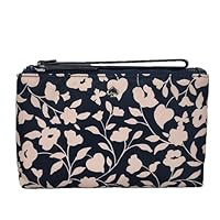 Kate Spade Jae Garden Vine Double Zip Wristlet, Nightcap Blue Multi