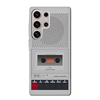 jjphonecase R3953 Vintage Cassette Player Graphic Case Cover for Samsung Galaxy S24 Ultra