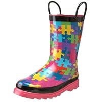 Western Chief Kid's Puzzle Pieces Rain Boot (Toddler/Little Kid)