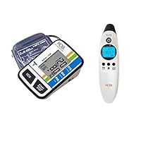 MOBI Blood Pressure Monitor Digital Upper Arm Blood Pressure Machine for Indoor/Outdoor Use with 120 Reading Memory Quick & Easy BP Machine Adjustable Arm Cuff 8.6