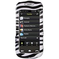 Amzer Zebra Print Snap-On Crystal Hard Case for Samsung Instinct s30 SPHM810 - Zebra