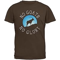No Guts Goats No Glory Black Adult T-Shirt