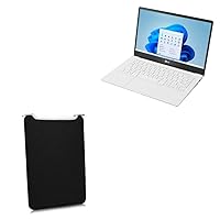 BoxWave Case Compatible with LG Ultra PC 13 (13U70P) - SlipSuit, Soft Slim Neoprene Pouch Protective Case Cover - Jet Black