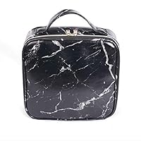 Cosmetic Bag Female Fashion Professional Makeup Suitcase For Cosmetics Case Marble Women Big Cosmetic Bag Leather For Manicure Brush Case