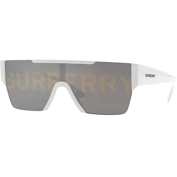 Mua BURBERRY BE 4291 3007/H White Plastic Rectangle Sunglasses Silver Logo  Lens trên Amazon Mỹ chính hãng 2023 | Fado