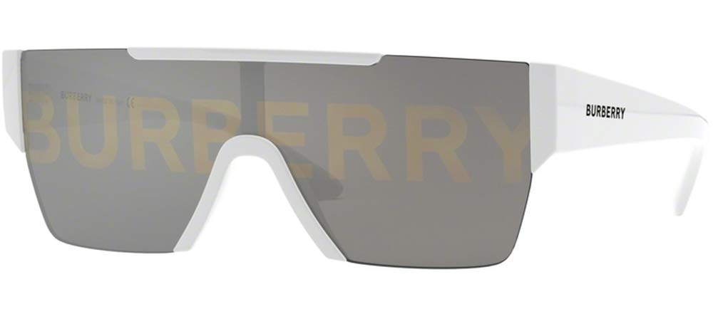 Mua BURBERRY BE 4291 3007/H White Plastic Rectangle Sunglasses Silver Logo  Lens trên Amazon Mỹ chính hãng 2023 | Fado