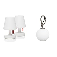 Edison The Petit Rechargeable LED Lamp Version 2.0 (2 Pack) BOL-TPE-UL Bolleke Rechargeable Indoor/Outdoor LED Light, Taupe | Portable LED Lights Bundle