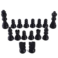 Chess Set 1 Pack Chess Pieces Plastic Chessmen International Word Chess Game Entertainment Chess Board 81mm Backgammon Chess Game Board Set