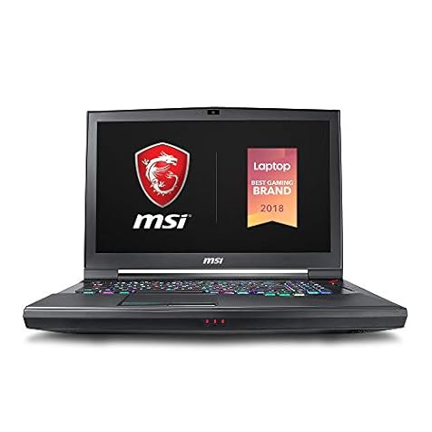MSI GT75 Titan 4K-247 17.3" Gaming Laptop, 4K G-Sync Display, Intel Core i9-9980HK, NVIDIA GeForce RTX2080, 64GB, 1TB NVMe SSD + 1TB HDD, Thunderbolt 3