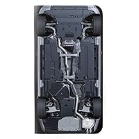 RW2926 Car Underbody PU Leather Flip Case Cover for Motorola Moto G6 Play, Moto G6 Forge, Moto E5