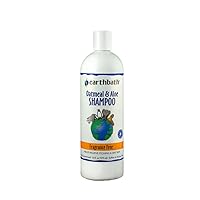 earthbath, Oatmeal & Aloe Dog Shampoo - Oatmeal Shampoo for Dogs, Itchy, Dry Skin Relief, Dog Wash, Made in USA, Cruelty Free, Fragrance Free Pet Shampoos - 16 Oz (1 Pack)
