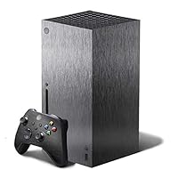 Brushed Gun Metal Gray - Air Release Vinyl Decal Mod Skin Kit by System Skins - Compatible with Xbox Series X Console (XBX)