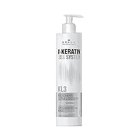 KL3 Ultra Smoothing Mask - Professional Salon-Grade Hair Care, Deep Hydration, Frizz Control, Keratin Infused for Silkier Hair. 500ml/16.9 fl.oz.