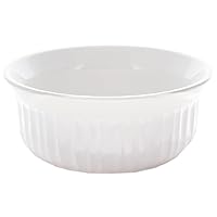 Corningware FS16 16oz /473mL Round French White Casserole Dish