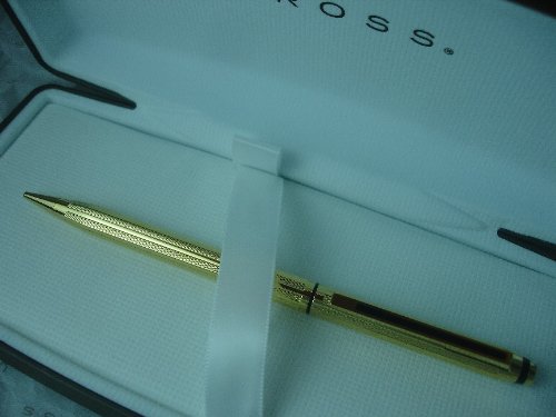 Cross Made in USA Classic Signature Series and 22 Karat Gold Pencil 0.5mm Lead