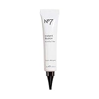 No7 Instant Illusion Wrinkle Filler - Smoothes + Blurs Fine Lines and Wrinkles - Skin Plumping Anti Wrinkle Treatment - Younger Looking Skin Anti Aging Serum (1oz) No7 Instant Illusion Wrinkle Filler - Smoothes + Blurs Fine Lines and Wrinkles - Skin Plumping Anti Wrinkle Treatment - Younger Looking Skin Anti Aging Serum (1oz)