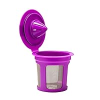 Refillable Coffee Filter Cup Reusable Coffee Filled Compatible With Coffee Machine Filter Basket Replacement