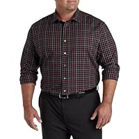 DXL Synrgy Men's Big and Tall Check Sport Shirt