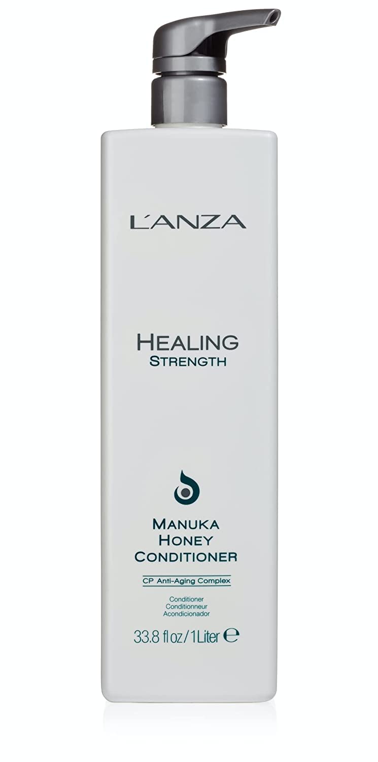 L’ANZA Healing Strength Manuka Honey Conditioner - Strengthens, Protects and Restores Weak, Fragile, and Aged Hair, Rich with Keratin Protein, Healing Oils, and Vitamin C