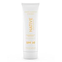 Sunscreen SPF 30, Zinc Oxide Dermatologist Tested Suitable for Sensitive Skin & Hawaii Compliant, 5 Ounces | Pineapple & Coconut Scent Sun Protection Lotion, Lightweight & Smooth