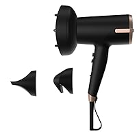 Remington One Ionic Hair Dryer Blow Dryer with Diffuser, Concentrator and Fly Away Tamer for Fast Drying and Less Frizz