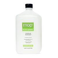 Mixed Greens Moisture Shampoo No Parabens No Sulfates, Fresh, 33.8 fl. oz.
