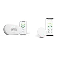 Airthings View Pollution & Wave Mini - Multi Room Air Pollution Monitor with Particulate Matter (PM 2.5), Humidity & Temperature Detector, Mobile APP, WiFi, Alerts & Notifications