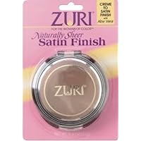 Zuri Naturally Sheer Satin Finish Pressed Powder - Sable