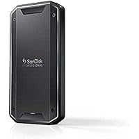 SanDisk Professional 4TB PRO-G40 SSD - Up to 3000MB/s, Thunderbolt 3 (40Gbps), USB-C (10Gbps), IP68 dust/Water Resistance, External Solid State Drive - SDPS31H-004T-GBC1D [exFAT Version]